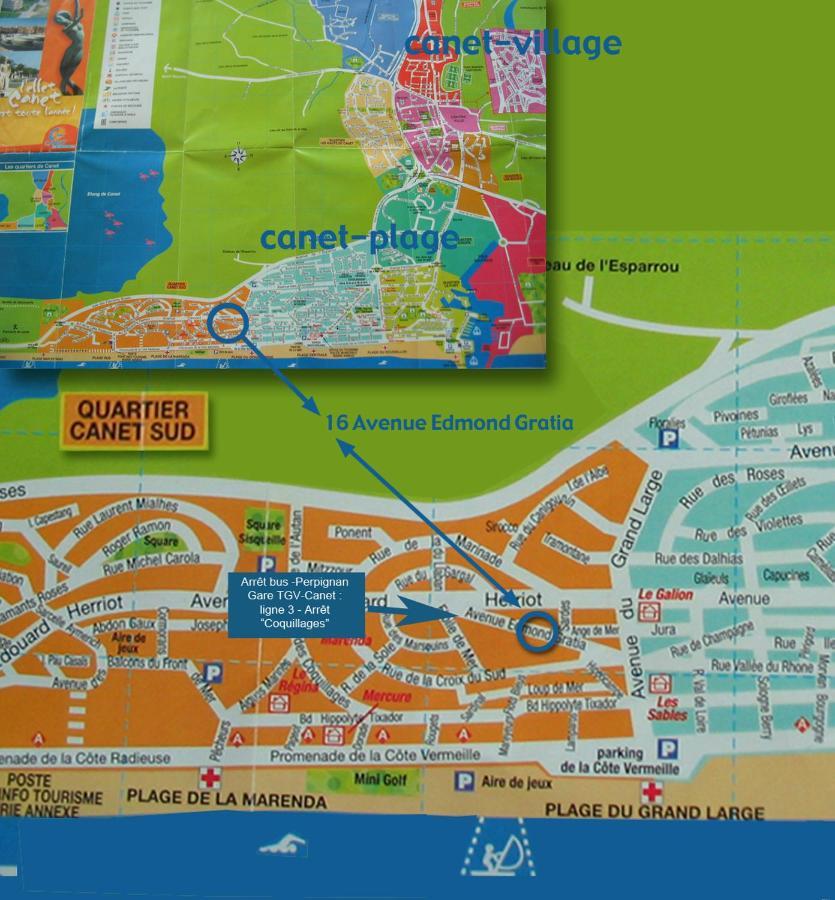 Apartament La Luciole Canet-en-Roussillon Zewnętrze zdjęcie